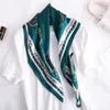 Lady Hair Scarf Print Silk Square Shawl Women Bandana Scarves Fashion Female NeckerChief Hijab Simple Foulard Accessories