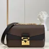 Designer Crossbody Bag 10a Mirror Quality äkta läderkedjans väskor axelväskor med låda L180