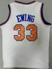 Mitchell Ness 빈티지 농구 Spud Webb Jersey 4 Dikembe Mutombo 55 Patrick Ewing 33 Ray Allen 34 Iverson 3 스포츠 팬 스티치 블랙