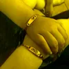 Bağlantı zinciri çocuk bilezikleri altın kol bandı bebek takı vaftiz pulsera bebe bijoux bilezik enfants bracciale bebek bilezik bransoletki b0342li