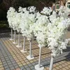 decorazione di nozze 5 piedi di altezza slik artificiale albero di fiori di ciliegio colonna romana strada conduce per la festa di nozze centro commerciale aperto puntelli3306250