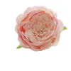 Artificial Flowers 12cm Diameter Big Simulation Austin Rose Head Wedding Road Lead Silk Flower Wall Arch Decorations