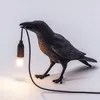Resin Lucky Bird Crow Table Night Light Bedroom Bedside Living Room Wall Lamp Home Decoration 220727