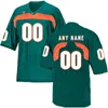 Miami Hurricanes Jersey Dwayne Johnson Jimmy Graham Jim Kelly Devin Hester Frank Gore Football Jerseys Custom Stitched
