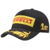 Fashion Moto GP Racing Cap Caps للنساء للنساء على غرار القبعات للسيارات الدراجات النارية الرياضية القطن التطريز Dad 220513