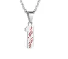 Pendant Necklaces silver steel gold plain, stitches#00--#99 all in stock Stainless Mini Jersey Number Necklace