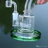 5.9 inch Glazen Bong Waterpijpen Waterpijpen Bedwelmende Glazen Olie Dab Rig Paarse Glazen Water Bongs Met 14mm Banger