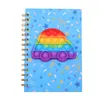 Fidget Speelgoed Rainbow Notebook Push Bubble Cover Notebooks School Briefpapier Autisme Sensorische Geschenken voor kinderen