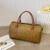 Sac de voyage de marque de luxe pour femmes, sac à main de rangement d'extérieur pour accessoires, sacs pliables à fermeture éclair, grande capacité, sac à bagages imprimé avec lettres, 2022