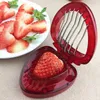 Sublimation Fast Strawberry Cutter Slicer Fruit Carving Tools Salad Berry Cake Decoration Cutter Kitchen Gadgets And Accessories