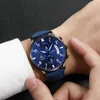 Quarzuhr Drei Kleine Ziffern Skala Zifferblatt Sport Lederband für Männer Luxus Uhr Armbanduhr Drop Schiff