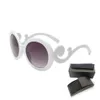 Óculos de sol de alta qualidade femininos de luxo mass de sol, proteção UV Protectora designer grie gradiente de metal de moda de moda feminina espetáculos com caixas originais 9901