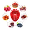Sublimation Fast Strawberry Cutter Slicer Fruit Carving Tools Salad Berry Cake Decoration Cutter Kitchen Gadgets And Accessories