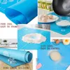 Kneden Mat 50 40 Siliconen Gebak Mat Met Schaal Maat Voor Gebak Cake Rolling Deeg Non Stick Tablemat Vel keuken Bakken Mat JN12