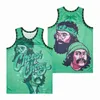 Movie Basketball CHEECH AND CHONG Jersey BROCCOLI CITY 1980 For Sport Fans Team Green Black All Stitched Hip Hop College University Breathable HipHop Good Quality