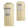 Georgia Tech Yellow Jackets Maglie 3 Evan Cole Jersey Michael Devoe 0 David Didenko 14 Jehloni James 24 College Basketball Maglie personalizzate