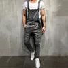 Männer Hosen Herren Jeans Wash Latzhose Männliche Overalls Streetwear Tasche Fracht Arbeit Playsuits Plus Größe Männer Hosenträger HosenMen's