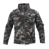 Winter Military Fleece Jacket Men Soft shell Tactical Waterproof Army Camouflage Coat Airsoft Clothing Multicam Windbreakers 220817