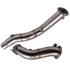 الأجزاء المتعددة 3 "Turbo Offire Downpipe لـ M3M4 F80/F82/F83 2022-2022 M2 المنافسة F82