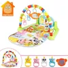 Baby Gym Tapis Puzzle Mat Educational Rack Giocattoli Baby Music Play Mat con tastiera di pianoforte Tappeto fitness per bambini Regalo per bambini 210402