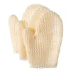 Натуральная сизальская ванна спа-сараб скруббер губки волокна Glove Mitt Mitt Scoften Smooth Renew Skin Anti-Eco-Friendly New