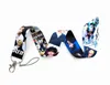 Mobiltelefonband charms 20st tecknad nackband LANYARD ID BADGE HOLDER ROPE KEYS CHEE Key Rings Cosplay Accessories for Girl Boy #30