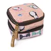 Cosmetic Bags & Cases Cute Sanitary Napkin Bag Storage Simple Japanese Zipper Mini Aunt Towel BagCosmetic