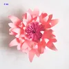 장식용 꽃 화환 두꺼운 카드 스톡 로즈 DIY 웨딩 이벤트 배경 장식 아기 보육 벽 장식 비디오 튜토