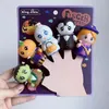 UPS Five Finger Doll Fidget Toys Cartoon Animal Halloween Children's Parent Child Interaction Pacify Fingertips Doll Jul mjuk gummidekompressionspresent