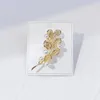 Элегантная имитационная жемчужная цветочная булочка для женщин для женщин свадебная банкет мода одежда украшения украшения украшения
