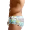 Män badkläder traditionella klippta baddräkter Palm Beach Swim Boxer Briefs Bikini Board Shorts Trunks Bathing Suit Trosor Surf Sports 220505