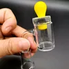 Akcesoria do palenia Ciemnościenne szklane szklane czapka dla szklanych szklanych rury wodnej
