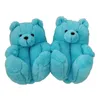 UPS 18 Styles En Peluche Ours En Peluche Maison Pantoufles Marron Maison Intérieur Doux Antidérapant Fausse Fourrure Mignon Moelleux Rose Pantoufles Hiver Chaud Chaussures