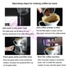 BEIJAMEI Macchina per la produzione di caffè intelligente Macchina automatica per la produzione di caffè a mano Distanza d'acqua dorata