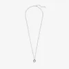 100% 925 sterling silver famiglia sempre circondata collana con pendente moda donna fidanzamento matrimonio accessori gioielli per regalo294q