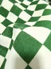 Tapijten groen dambord tapijt retro ronde gebied 120/140/160/200 cm modern woonkamer tapijt voor eettafel computer stoel Mat Homecarpets