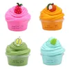 60ml/35g Fruit Butter Slime Fluffy Glue Charms Additives Clay Supplies Plasticine Slimes Kit Chocolate Modelling Toy Fo