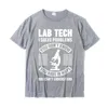 Herr t-shirts roliga lab tech week laboratorietekniker t-shirt bomull design tees funky mens t-shirt tryckt på