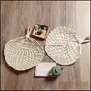 Andere home decor tuin Chinese stijl handgemaakte ventilator retro natuurlijke bamboe gevlochten zomerkoeling handkunsten geweven decoraties drop deli