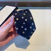 Designer Tie Men Neck Ties Women Cravatte Fashion Embroidered Business Luxury High Quality With Gift Box Silk Tie