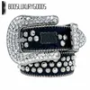 2022 Designer Bb Belt Simon Belts for Men Women Cinto diamante brilhante preto sobre preto azul branco multicor 2251