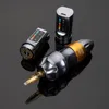 EXO Kablosuz Dövme Makinesi Kiti Güçlü Kırmasız Motor Ücretli Lityum Pil 2 Rotarytattoo Kalem Seti 220624