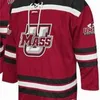 C2604 Custom UMass Minutemen Ty Farmer Hockey Jersey 3 Cal Kiefiuk 7 Bobby Trivigno 8 Matthew Kessel 4 Jack Suter 10 George Mika 29 Marc Del Gaizo