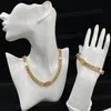 Designer Choker Necklace Fashion Bracelets Stainless Steel Bangle Designer Unisex Punk Letter Curb Cuban Gold Chain Hip Hop Pendant Jewelry