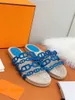 Tasarımcı Sandalet Terlik Kadın Lüks Tasarımcıları Terlik Satış Yaz Zinciri Deri Deri Koyun Halk Halat Yüksek kaliteli çok renkli sandal için