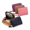 Wholesale fashion design zip around wallet for women bag genuine leather small short mini ladies coin purse