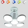 Pendant Lamps Adjustable Deformable LED Football Light E27 40W UFO Ball Bulb Ceiling Bar Lamp for Bedroom Study Living Room Home Decor 5Colors