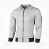 Dimusi męskie swetry Man solidny kolor bluza szczupła kurtki moda męskie bluzy hip -hopowe Windjacket Sportswear Odzież L220801