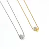 Pendant Necklaces European And American Small Platinum Bead Necklace Women Male Korean Transit Clavicle Chain Jewelry WholesalePendant