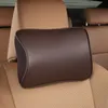 Luxury Memory Foam bilkudde för Lexus ES200 300h Premium Seat Lumbal midje Support ryggstöd Huvudstöd Kudde Badge Logo Auto Pillow Neck